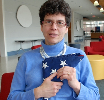 Dr. Otto received US Flag